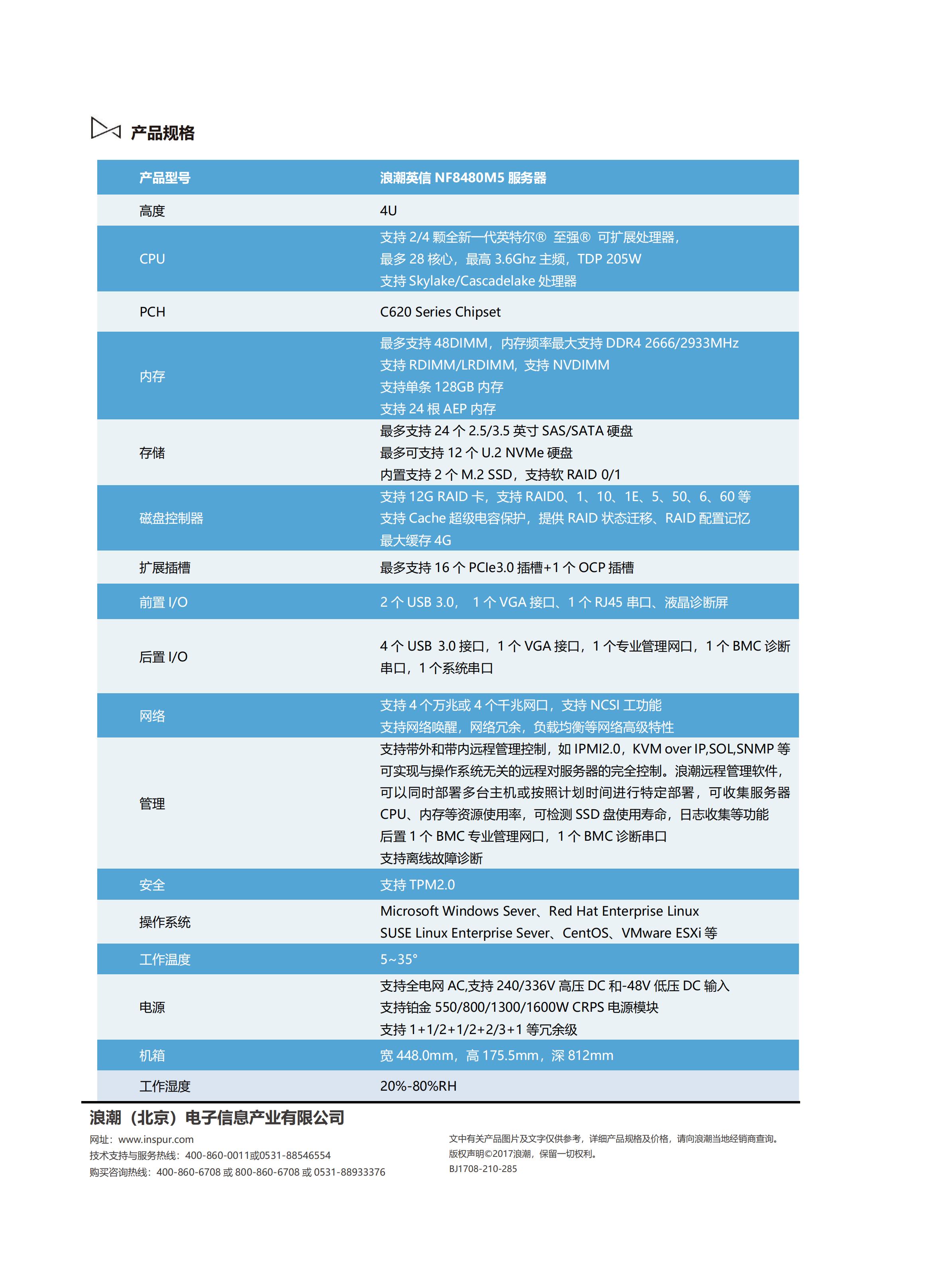浪潮NF8480M5 产品彩页_01.png